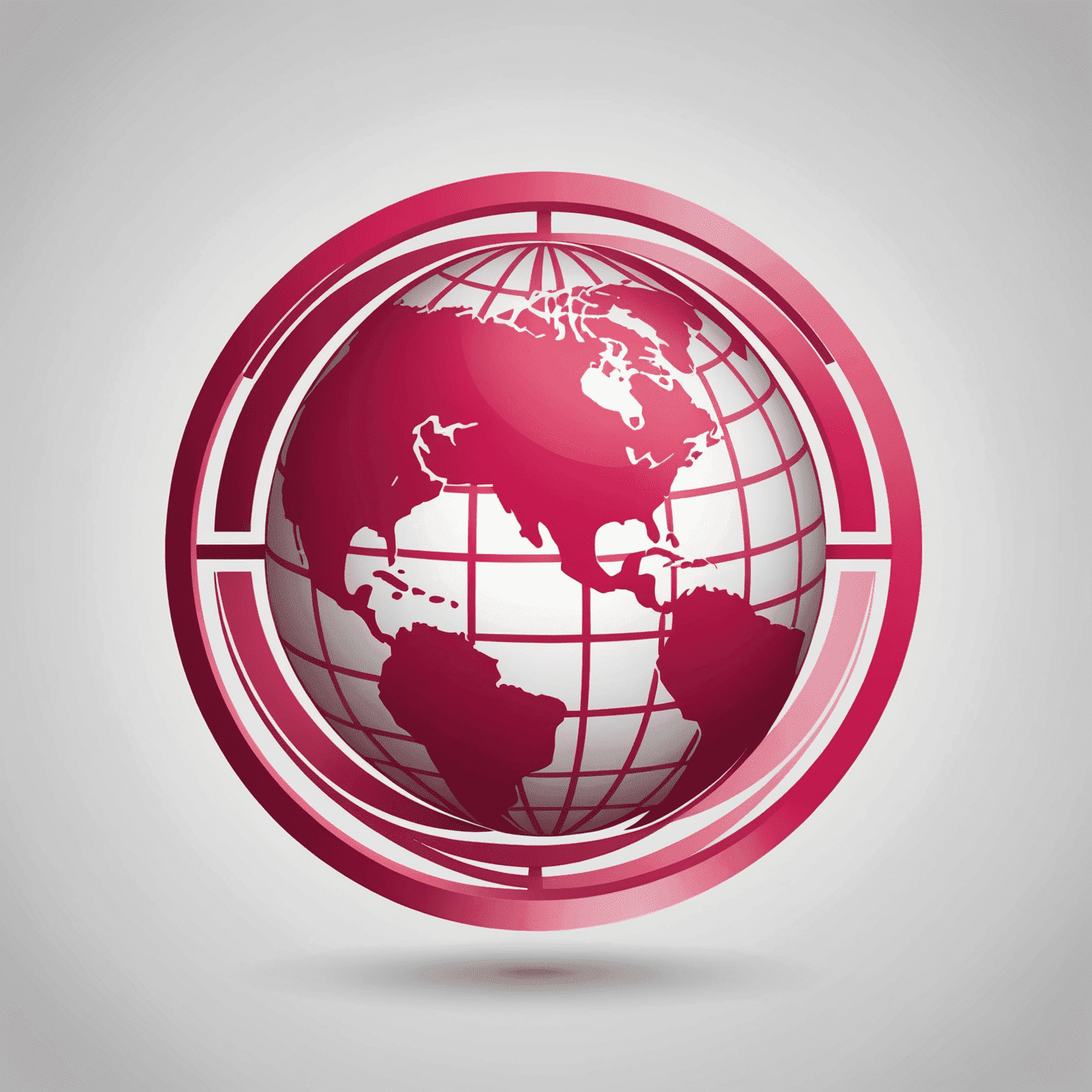 Company logo featuring a stylized globe icon in red and pink colors, symbolizing worldwide mobile and internet connectivity for travel